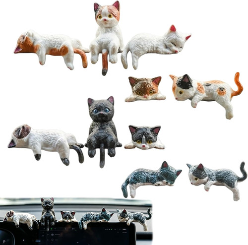 Katze deko set mit figuren - mit, 10