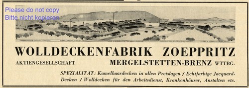 Wolldecken fabrik zoeppritz - wolldecken,