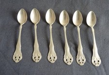 6 Kaffeelöffel  CFH  Alpacca  versilbert