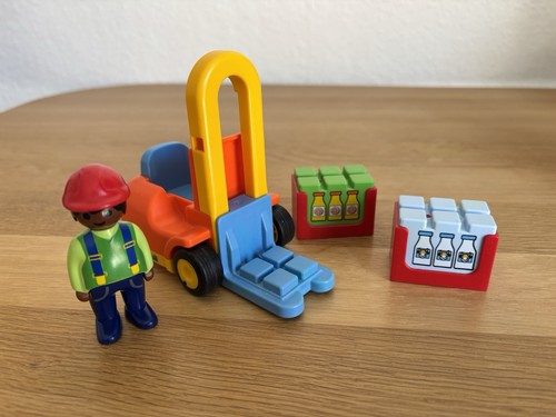 Playmobil 123 gabelstapler - gabelstapler, mit