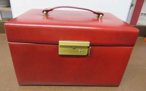 Großer schmuckkoffer rotes - großer,