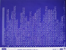 Ford Taunus Mk 2 Teilekatalog Microfilm Microfiche 1976 bis 1980 Cortina
