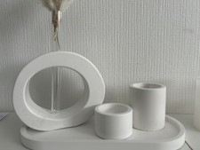 Deko Set Handarbeit, Vase mit