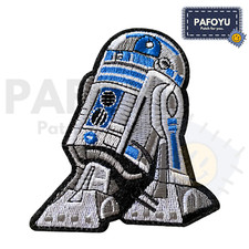 Star Wars R2-D2 Patch - Artoo Detoo Roboter Droide R2D2 Bügelbild Aufnäher
