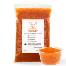 0,5 - 10 kg Silica Gel Trockenmittel orange zu grün regenerierbar Entfeuchter