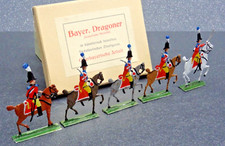 Set 5 x Zinnfigur Flachfigur