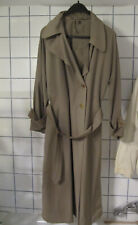 Trenchcoat Mantel Kleppermantel Raglanschnitt Handarbeit Gr 42 - 44_ 1930er 40er