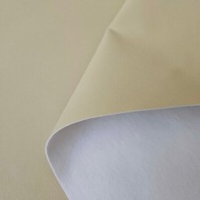 KFZ Auto Dachhimmel Stoff Innenverkleidung Bezug Säule 150 cm Breit Creme 2 mm
