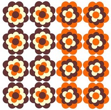 Blumen Aufkleber Pril blume Prilblumen Retroblume 16x 3cm Fahrrad Fahrradsticker