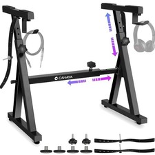 Höhenverstellbarer Keyboardständer mit 113 kg Tragfähigkeit - Z-förmiges Design