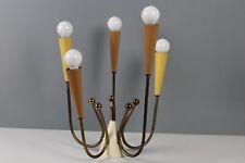 50 cm  Spider Sputnik 50's 60's Deckenlampe Rockabilly Stilnovo Ära___5 flammig