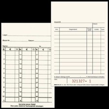 KA800= 10x Kassenblock RNK