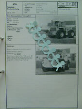 CSSR Arbeits-KFZ LKT 120 A 1986 Geräteträ DDR KFZ-Brief KTA Vorlage f. Zulassung