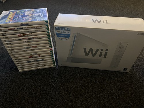 Wii konsole boxed bundle - konsole,