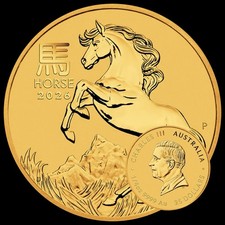 Goldmünze 1/4 oz/unze  Lunar