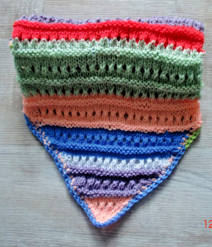 Dreiecktuch kunterbunt stola - dreiecktuch,