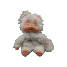 Monchhichi Nyamy Katze Weiß 16cm 70er