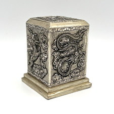 Antike Deckeldose Silber