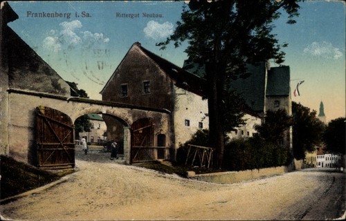 Frankenberg der zschopau - ak,