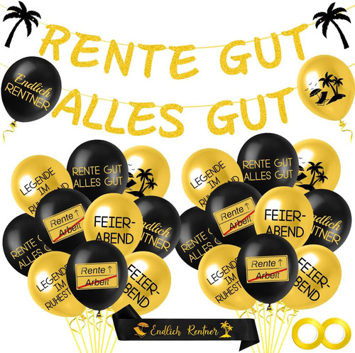 Rente deko ruhestand - rente, deko,
