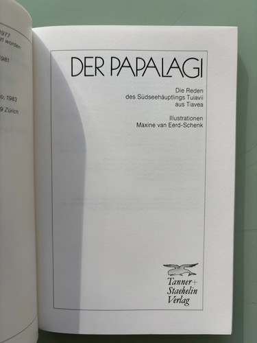 Scheurmann der papalagi die - -,
