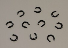 Figuren HUFEISEN groß - 10-tlg. - Glück - Bastelbedarf - Miniaturen -Streudeko