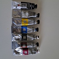 Acrylfarben,je 20ml Gebraucht,Lucas