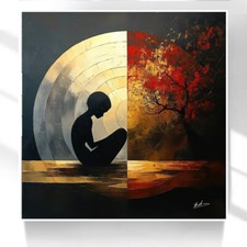 Leinwand Bild XXL Abstrakt