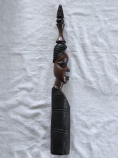 Außergewöhnliche afrika. Holzfigur Ebenholz Frau Ausgefallenes Design dekorativ 