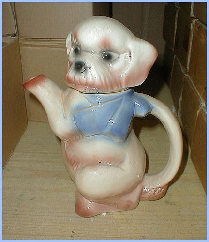 Porzellan figur kanne - figur,