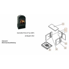 Ersatzteil WAMSLER für Kaminofen Primo II Typ 10871