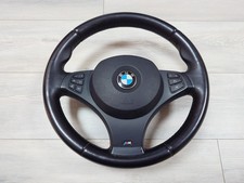 GUTER ZUSTAND BMW X3 E83 X5 E53 Lenkrad M Paket Tech Sportlenkrad Lederlenkrad
