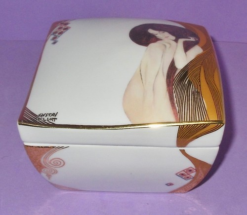 Vintage porzellan deckeldose - vintage,
