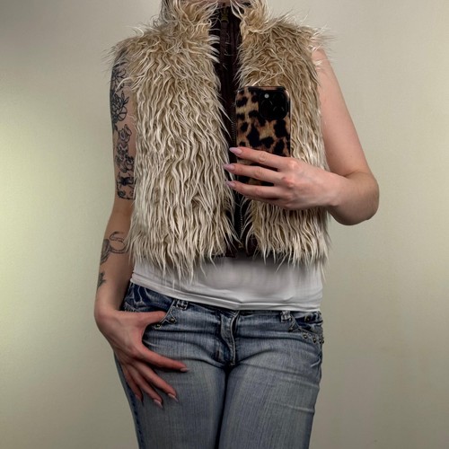 Y2k vintage weste jacke - vintage,
