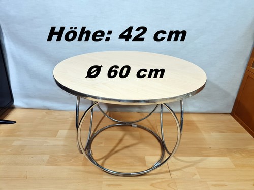Beistelltisch rund edelstahl - rund,