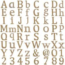 Holzbuchstaben Buchstaben