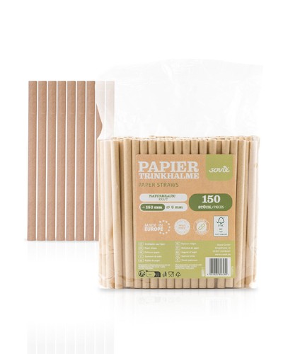 Trinkhalm aus papier fsc in - papier,