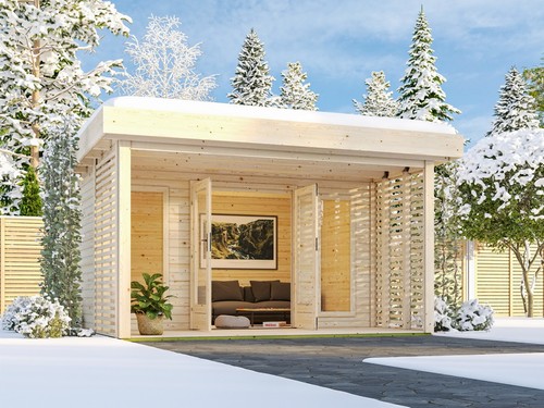 Karibu gartenhaus riven - gartenhaus, mm