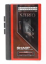 Sharp stereo cassette - am-fm,