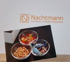 Nachtmann Glasschalen-Set, 3er Set, ideal fürs Anrichten von Snacks oder Dips