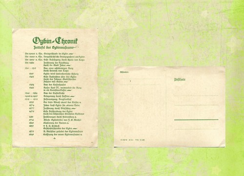 Oybin chronik zeittafel - oybin,