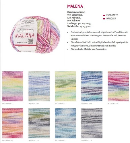 Schoeller stahl 50g malena - schoeller, +