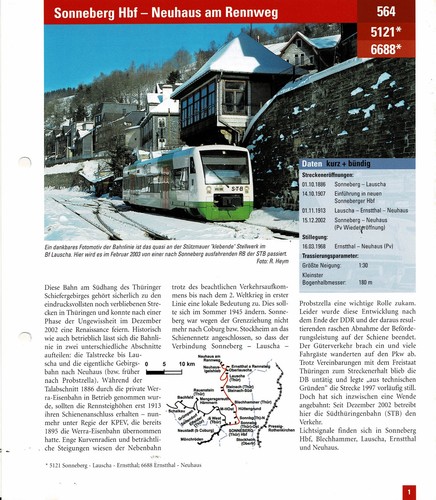 Sonneberg hbf neuhaus am - sonneberg,