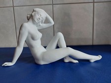 Porzellanfigur-~AK Kaiser-~Akt-~Setzende-~Modell 273-~Entw : G.Bochmann-~