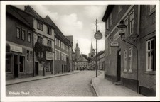 Ak Cölleda Kölleda in Thüringen, Straßenpartie, Hotel Goldner Stern - 3505456