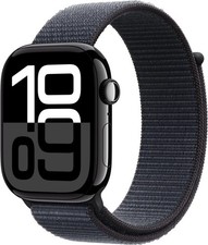 Apple Watch S10 46mm Diamantschwarz Sportloop Tinte MWWR3QF/A OVP