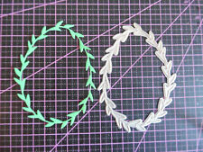 Stanzschablone, dekorativer Frühlings Kranz,filigran