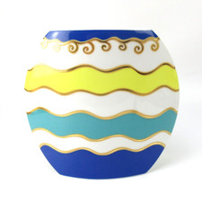 Rosenthal Porzellan Vase Form Taurus Dekor Isika Jan van der Vaart Design 19cm