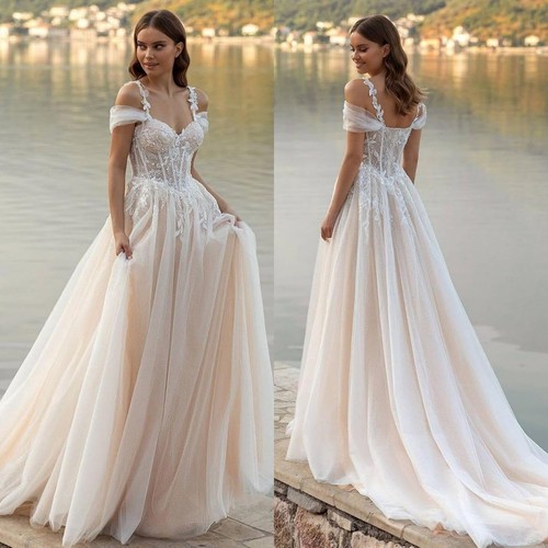 Linien strand brautkleid - strand,