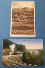 2 antiquarische Ansichtskarten AK vom Brocken / Har z 1920er Jahre